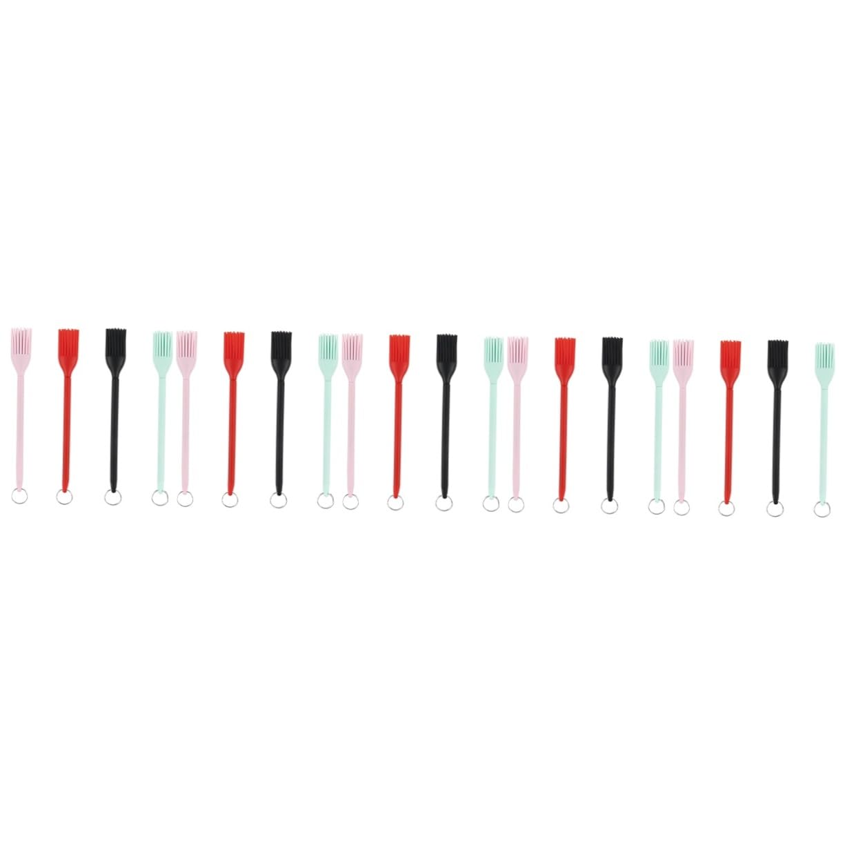 TOYANDONA 5 Ensembles Brosse À Gril En Silicone Silicium Pour Cookie Pinceaux À Gâteaux Pâte Cuisinier Brosse De Bouffée De Grillade Pinceaux À Pâtisserie Gel De Silice 4 Pièces * 5