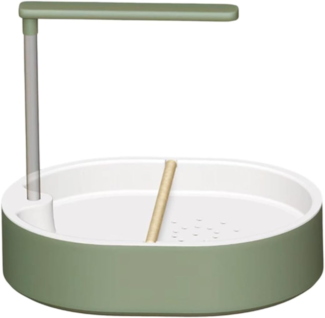 Automatic Parrots Shower Bathtubs Parrots Electric Water Circulations Bathtubs for Budgies Cockatiels Pet Birds Removable Bird Cage Shower Tub