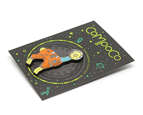 Llama Astronaut Lapel Pin In A Spacesuit With Flies Flying Inside The Helmet #TOP4