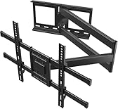 BONTEC Supporto TV Parete con Braccio Articolato Extra Lungo 1040 mm per Schermi LCD/LED/OLED da 32-75 Pollici fino a 60 kg, Inclinabile, Orientabile e Rotabile, Max VESA 600 x 400 mm