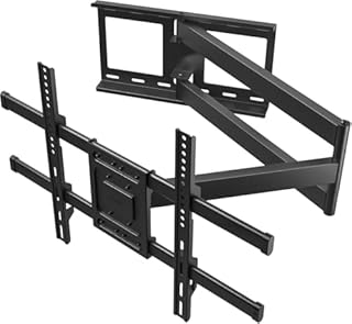 BONTEC Supporto TV Parete con Braccio Articolato Extra Lungo 1040 mm per Schermi LCD/LED/OLED da 32-75 Pollici fino a 60 kg, Inclinabile, Orientabile e Rotabile, Max VESA 600 x 400 mm