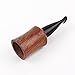 MUXIANG Pearwood Wooden Cigar Mouthpiece Tips Portable Cigar Holder Size 53-57 Gauge Ring
