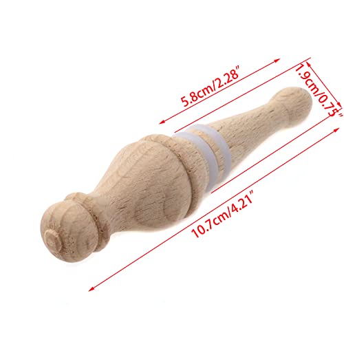Utalind 3 Pcs Solid Wood Wine Stoppers, Beer Caps Stoppers Bottle Sealers With Silicone Rings, Beverage Bottle Stoppers Sealing Preservers(King) #TOP5
