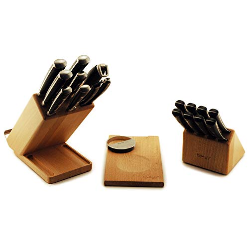 Berghoff Essentials 21Pc Hand-Sharpened Knife Set With Detachable Wood Block & Sharpener Ergonomically Designed Handle #TOP1