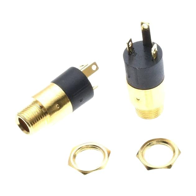 100 pièces/lot PJ392 3.5mm Stéréo Femelle Prise Jack avec Vis 3.5 Audio Casque Connecteur PJ-392 Couleur Or