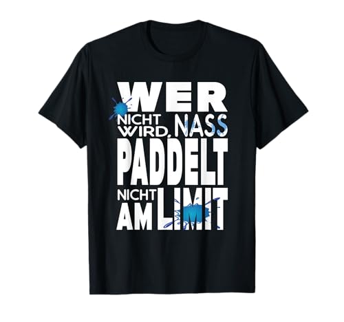 SUP Board & Paddel Motiv ein lustiges Geschenk T-Shirt