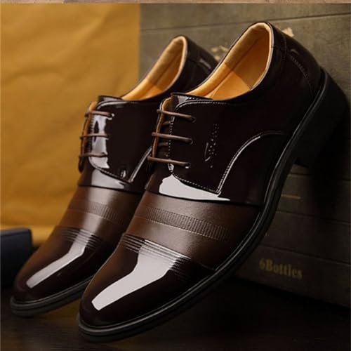 Dress Shoes for Men Classic Modern Men's Oxfords Formal Casual Business Wedding Work Comfortable Slip on Derby Shoes2