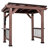Backyard Discovery Saxony Wooden Grill Gazebo