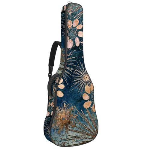 Housse de guitare en tissu Oxford épais rembourré avec boucle de suspension et sangle de cou Motif pissenlits, Multicolore 5., 42.9×16.9×4.7 in, Sac de transport tendance pour guitare - Les Beatles, Paul McCartney, John Lennon, RIngo Starr, George Harrison Housse de guitare en tissu Oxford épais rembourré avec boucle de suspension et sangle de cou Motif pissenlits, Multicolore 5., 42.9x16.9x4.7 in, Sac de transport tendance pour guitare