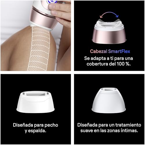 Miniatura 6 de Braun Depiladora Luz Pulsada Smart IPL Skin i·expert, PL7311, Blanco/Bronce