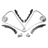 AUCERAMIC Timing Chain Kit Fit for 2013-2015 Subaru Forester Impreza XV Crosstrek WRX 2011-2018 Legacy Outback 2.0L 2.5L Replace#13143AA110 13142AA103