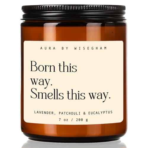 WISEgham Gay Pride Soy Candle - Lavender Scented Candle