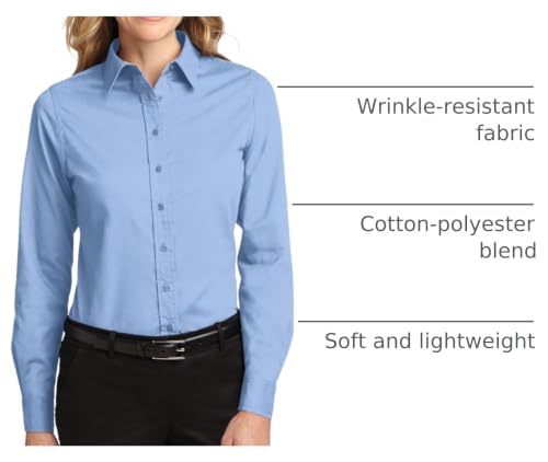 Image of Port Authority Ladies Long Sleeve Easy Care Shirt