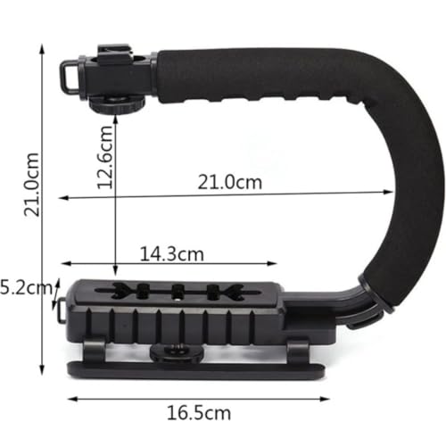 Suporte Estabilizar Camera Celular Com Luz Led Microfone e Controle