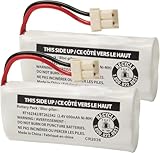 Cerepros 2-Pack BT162342/BT262342 2.4V Battery Packs for VTech Cordless Phone
