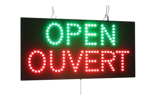 Open Ouvert Sign Up-Down, 24