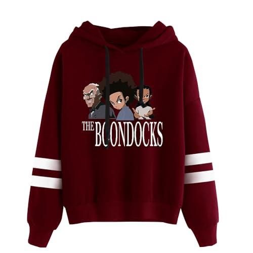 The Boondocks Merch Spring Autumn Hoodies Fashion Harajuku Clothes Casual Tops Sweatshirts