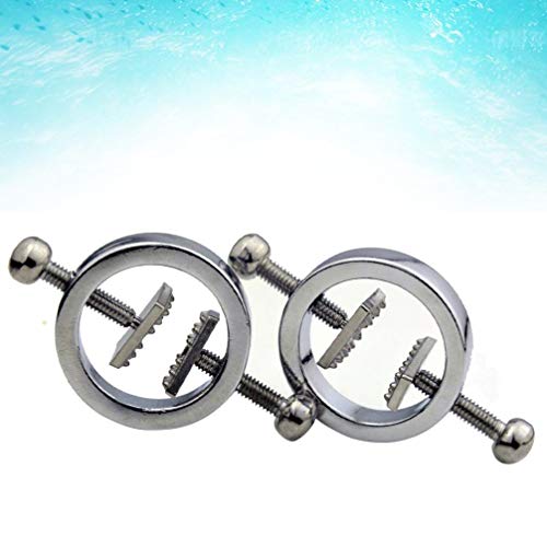 DOITOOL 2 Pares Anéis de Mamilo Não Piercing Papilla Alisadores Corretor Mamilo Blamps Braçadeiras d