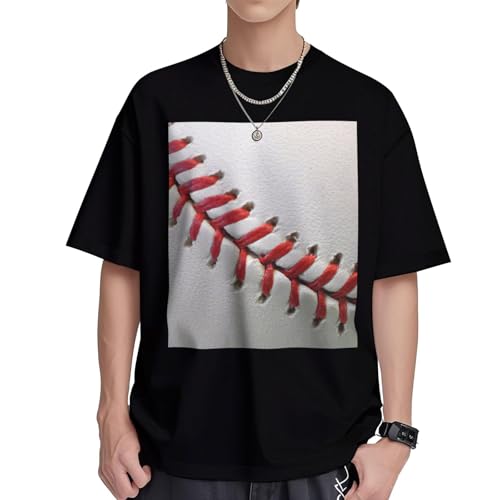 T-shirt baseball coton femme anti-transpiration col rond ample pour peau sensible