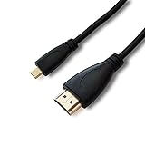 Full HD, 4K - Das Mini-HDMI-Kabel unterstützt die meisten Auflösungen bis zu 4K 60 Hz, kann 1080P Full HD-Signal übertragen.