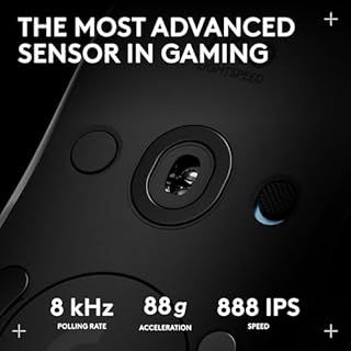 Logitech G PRO 2 Lightspeed Wireless Gaming Mouse, Right- or Left-Handed Mouse with up to 4 Customizable and Switchable Magnetic Side Buttons, 44K DPI Sensor, USB-C Charging, for PC/Mac - Black
