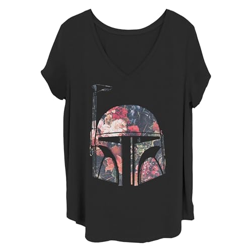 T-shirt Star Wars Bobba Floral junior idéal pour un look geek urbain
