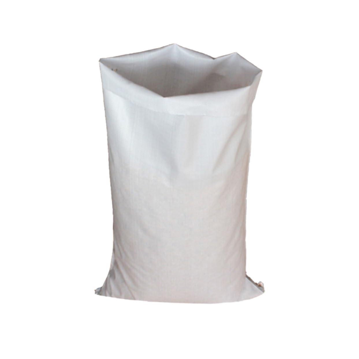 20 Bolsas de Plástico Blanco Pp Reutilizables para Carrera de Sacos Corte en Caliente Ideales para Almacenamiento y Mudanzas