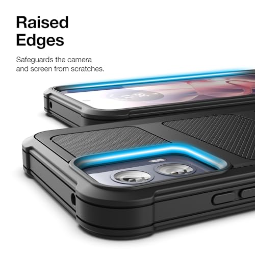 image for ENCASED Rugged Case for Moto G Power 5G 2024 Phone Case with Tempered 
