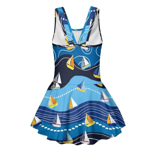 Traje de baño con estampado de flores para playa de mujer 3