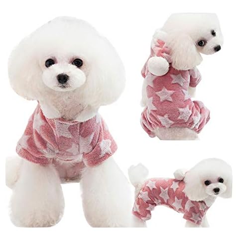 Warm Hooded Fleece Dog Coat by ODOKEI Cover