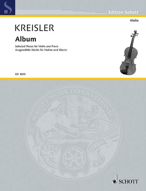 Album: Ausgewählte Stücke.. violin and piano.      Sheet music – January 1, 2000