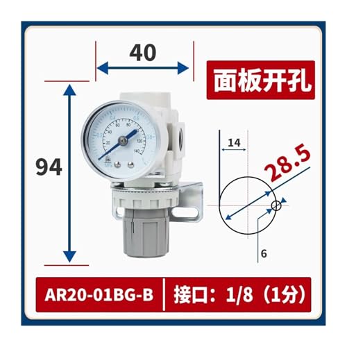 Compresseur d'air AR20K-02E avec régulateur de pression pneumatique stable