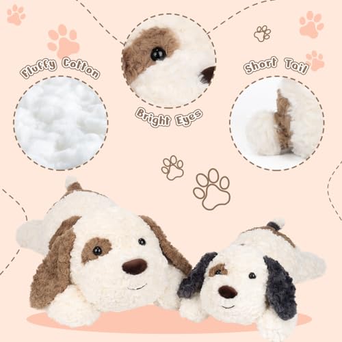Puppy Dog Stuffed Animal Cute Dog Plush Pillow for Kids Anxiety Adultssoft Puppy Plush for Gifts 196inch Brown  Cucciolini Doodles Puppy dog stuffed animal cute dog plush pillow for kids anxiety adultssoft puppy plush for gifts 19 6inch brown   cucciolini doodles