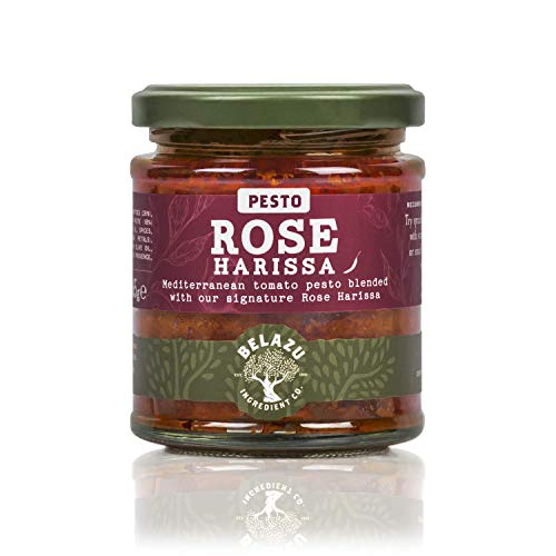 The Fresh Olive Company Rose Harissa Pesto, 165 g, (Paquete de 6)