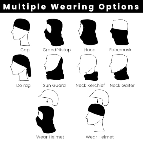 Image of Balaclava Face Mask for Bikers � Full Face Mask, Helmet Head Cover for Men & Women, Breathable Riding Mask for Cycling, Bike Riding & Outdoor Sports