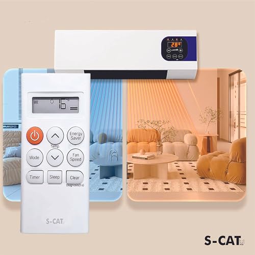 Image of S-CAT Compatible with LG AC Remote Control Model AKB73975614 AKB73975615 (No Backlight) Suitable for 1 1.5 2 Ton Split & Window AC (Model 298)