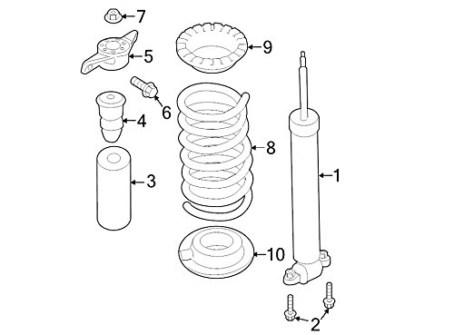 Genuine 2013-2024 Ford - Upper Mount Bolt (SOLD AS A PACKAGE OF 4) W718383-S439