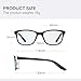 ZENOTTIC Kids Blue Light Blocking Glasses Anti Glare Lens Lightweight Frame Computer Eyeglasses for Boys and Girls(Black)