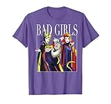 Disney Villains Bad Girls Group Shot Painted Camiseta