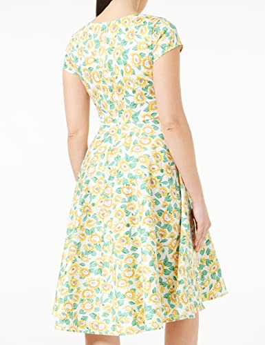 Joe Browns Happy Days Sunflower Dress Yellow, 10 - Image 4