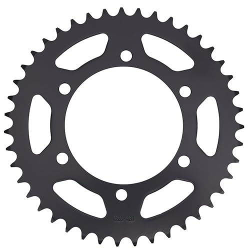 Pignon chaîne moto 43T anti-usure pour résoudre les sauts de chaîne sur Kawasaki EX250