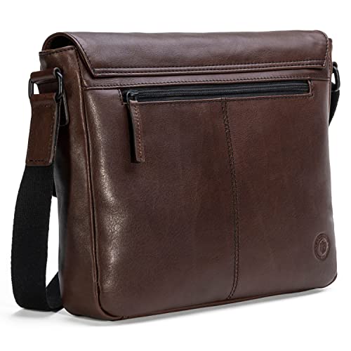 Porte-documents Memphis en cuir de 32 cm sacoche messenger - 4