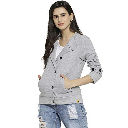 Image of PINACOLADA Women's Pink Puffer Regular Fit Bomber Jacket For Winter Wear | Standing Collar | Full Sleeve | Buttoned | Casual Jacket For Woman & Girl | Western Stylish Jacket For Women