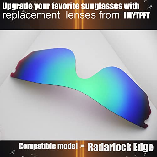 Verres Oakley Radarlock Edge rechange titane vert taille unique