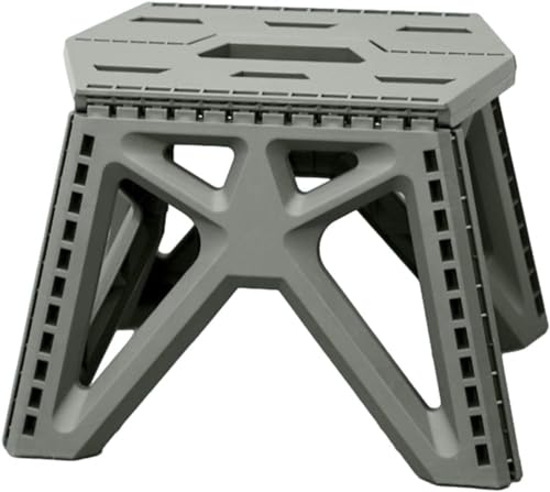 Image of Sevia Folding Step Stool, Heavy Duty Foldable Stool for Adults, Premium Portable Collapsible Plastic Step Stool, Non Slip Folding Stools for Kitchen Bathroom Bedroom