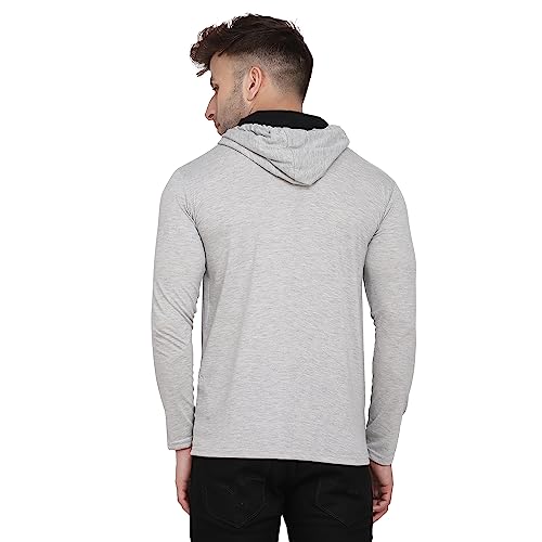 Image of Geum Men's Hooded Neck Full Sleeves T-Shirt