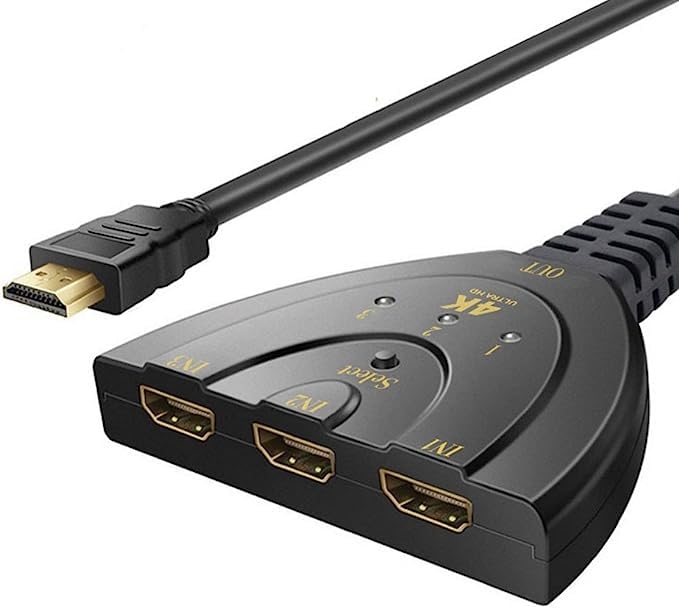 HDMI対応分配器 Amazon.co.jp: HDMI切替器 GANA 4Kx2K HDMI分配器/セレクター 3入力1