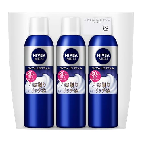 NIVEA MEN ニベアメン リッチシェービングフォーム 3個セット(245g×3個) の商品画像