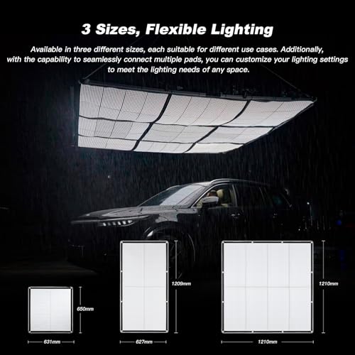 Ficha técnica Godox Knowled F600Bi Panel de luz LED de vídeo con Rejilla de Panal de Abeja Plegable Impermeable Flexible LED DMX CRMX 2.4G App Control para películas emisión producción de vídeo y fotografía - Fernando Cortés