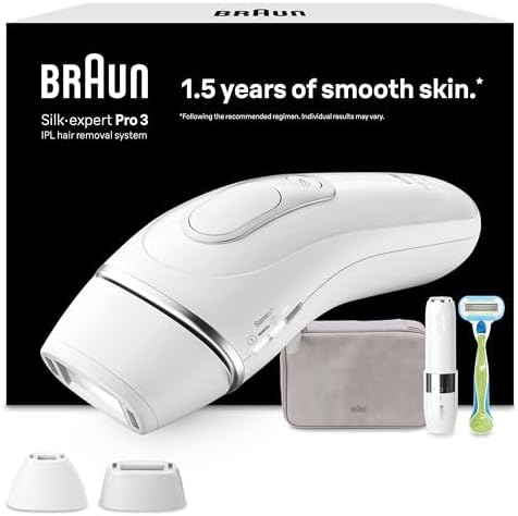 Braun Depiladora Luz Pulsada Silk-expert Pro 3, PL3136, Blanca/Pl...